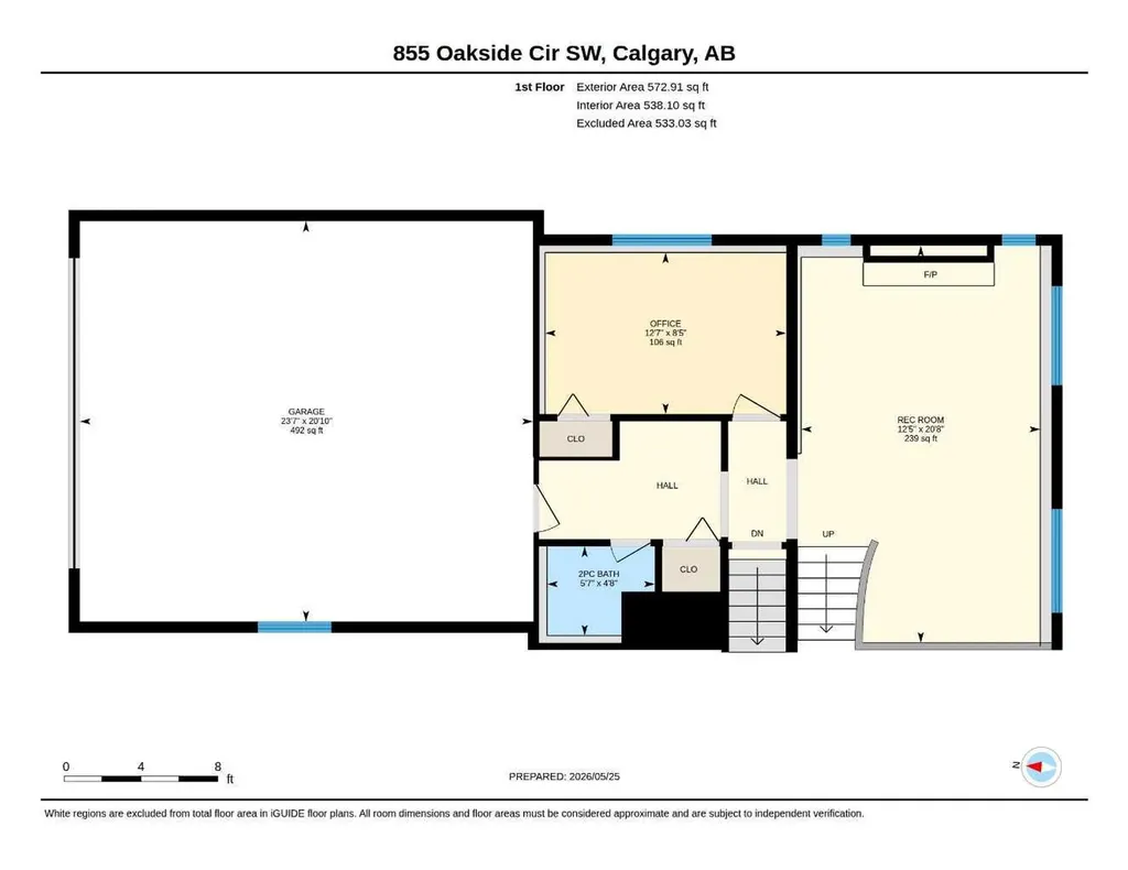 855 Oakside Circle SW Calgary AB T2V 4P5