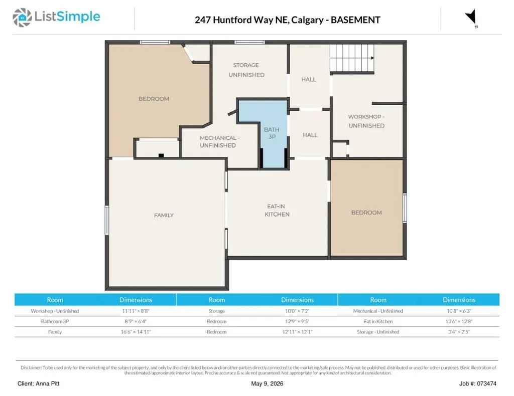 247 Huntford Way NE Calgary AB T2K 3Z9