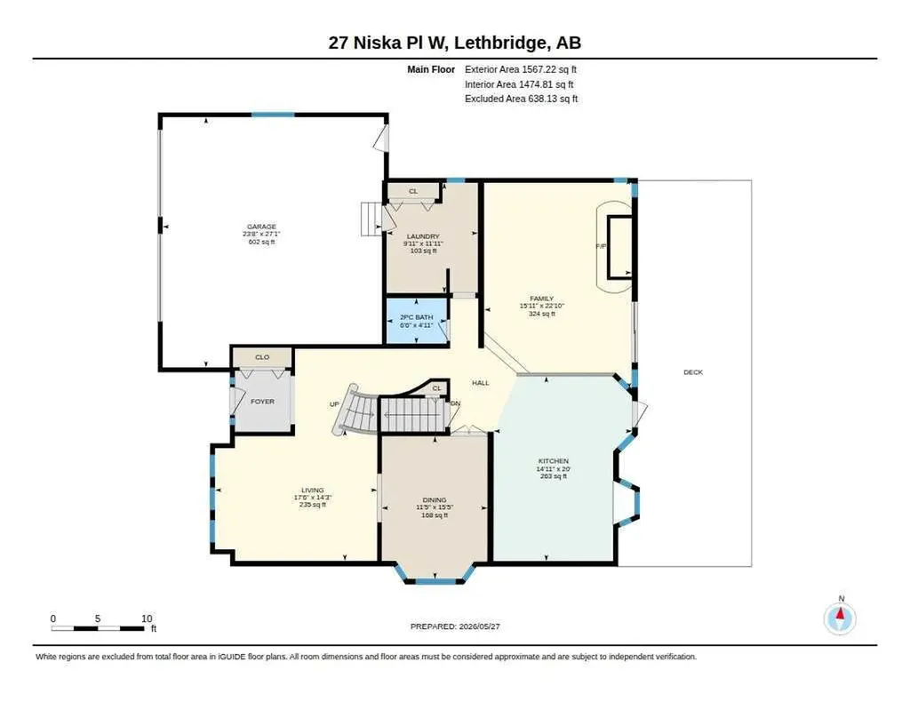 27 Niska Place W Lethbridge AB T1K 6G9
