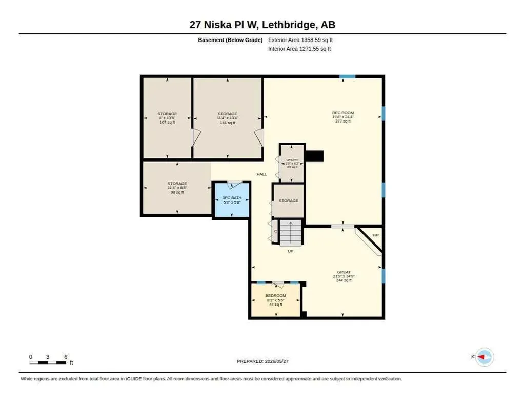 27 Niska Place W Lethbridge AB T1K 6G9