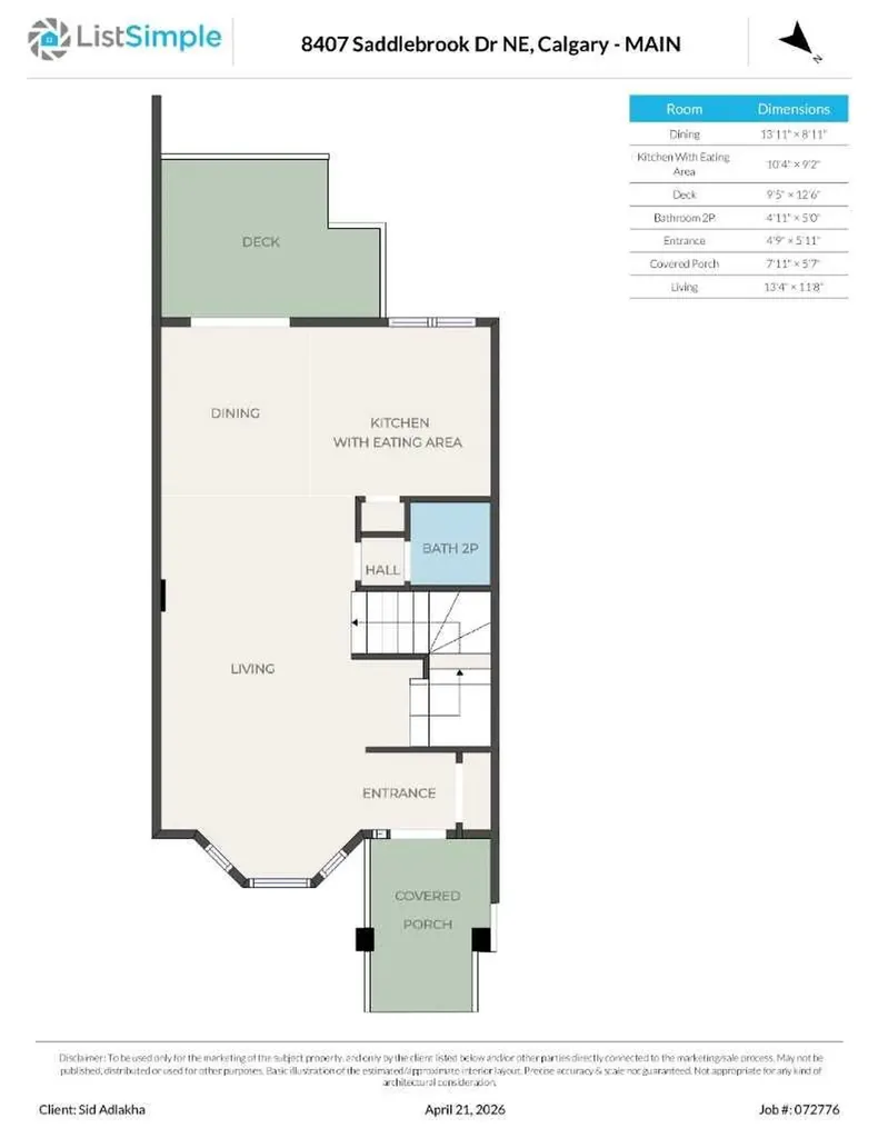 8407 Saddlebrook Drive NE Calgary AB T3J0P9