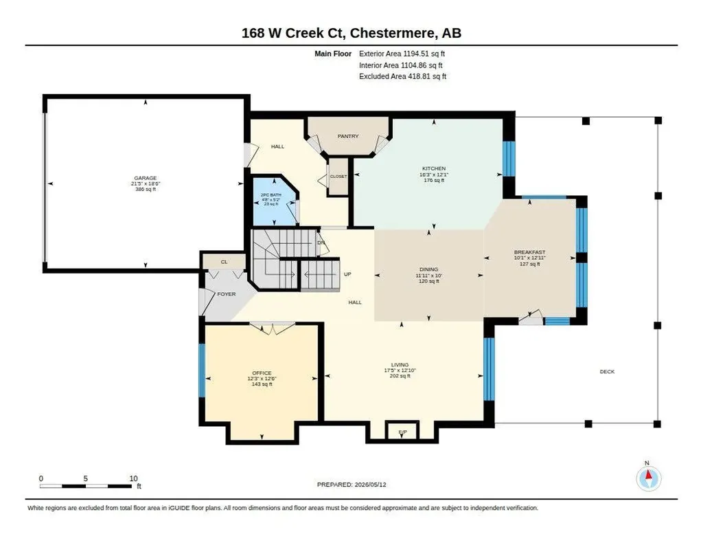 168 West Creek Court Chestermere AB T1X 1L8