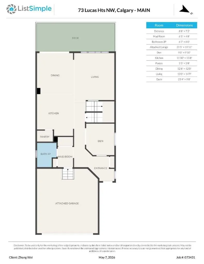 73 Lucas Heights NW Calgary AB T3P1S8