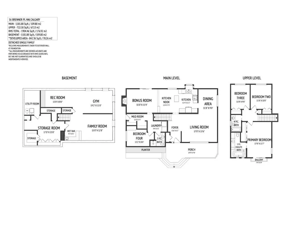 16 Brenner Place NW Calgary AB T2L1Z2