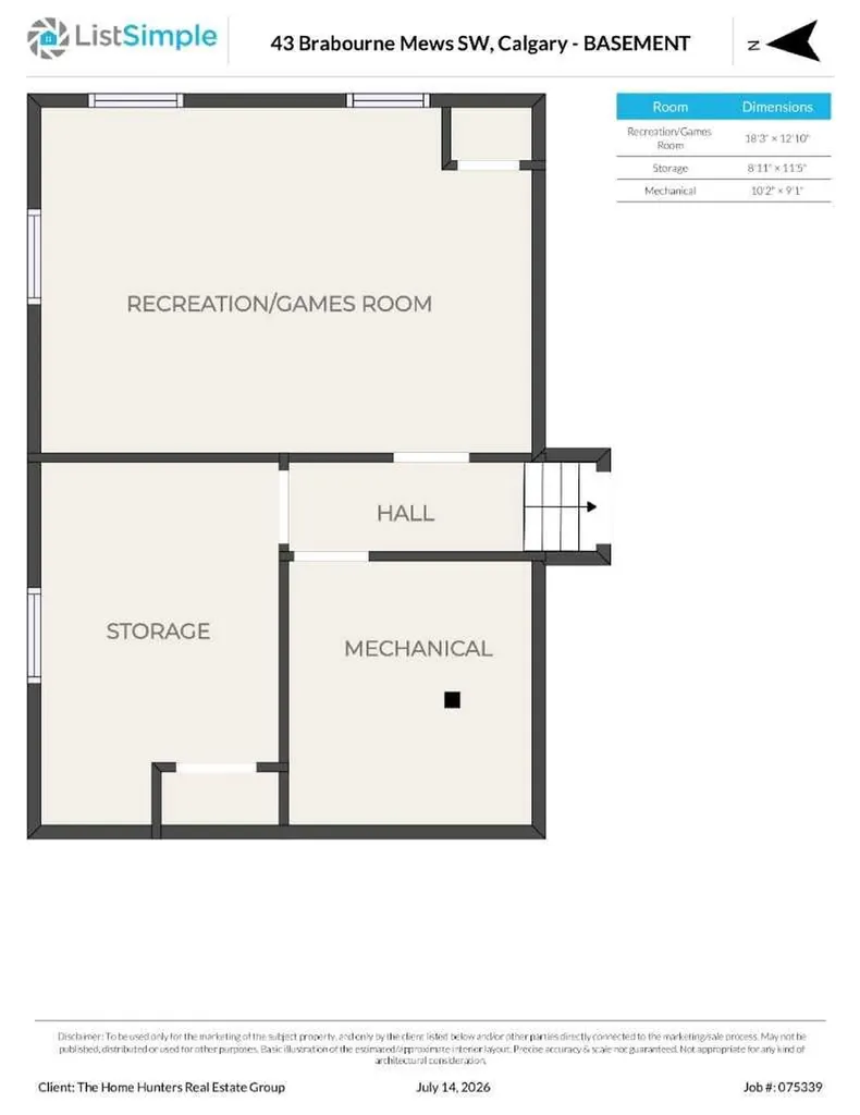 43 Brabourne Mews SW Calgary AB T2W 2V9