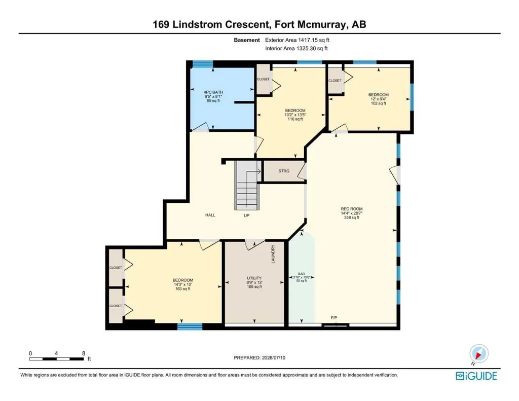 169 Lindstrom Crescent Fort Mcmurray AB T9K 2N8