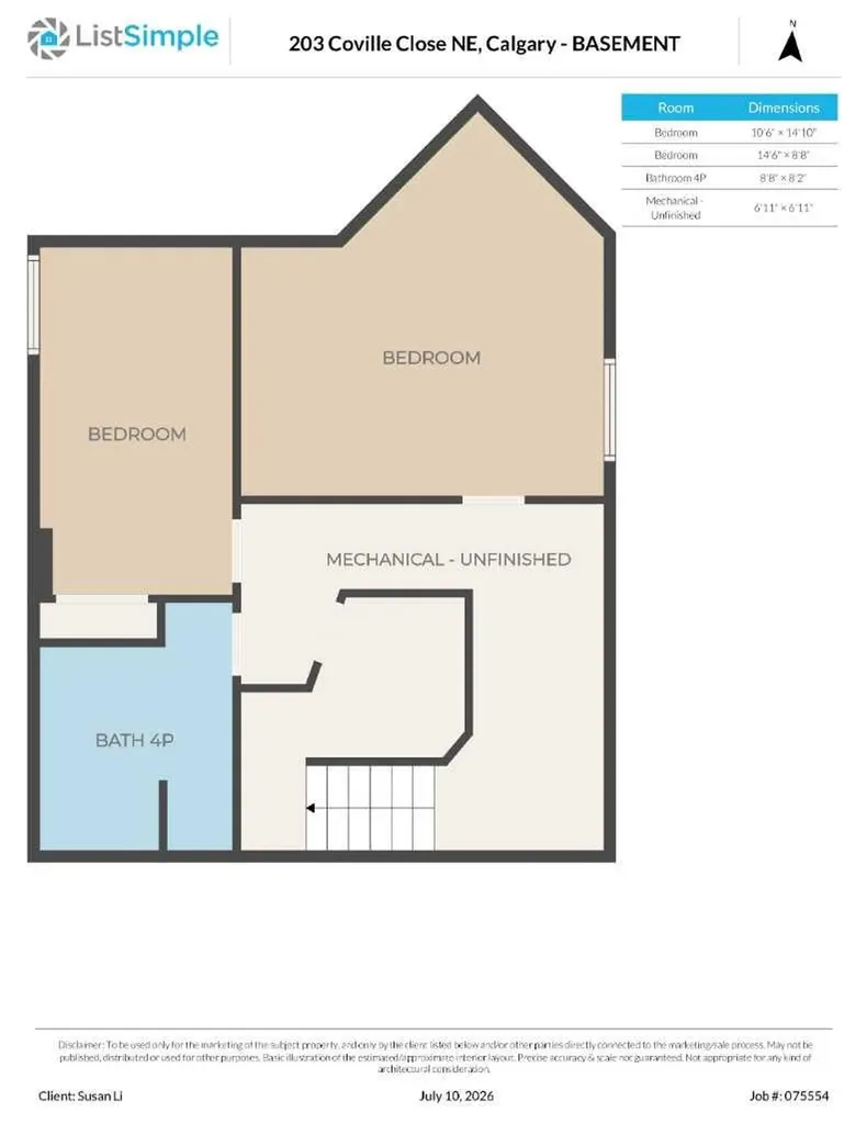 203 Coville Close NE Calgary AB T3K5V8