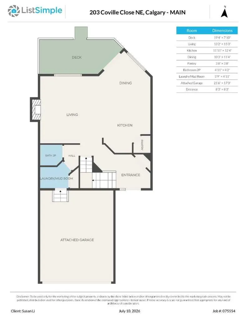 203 Coville Close NE Calgary AB T3K5V8