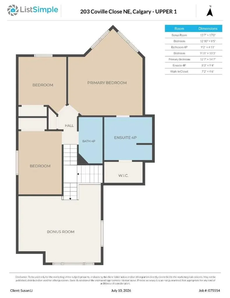 203 Coville Close NE Calgary AB T3K5V8