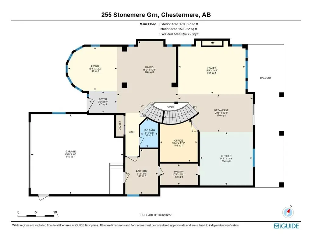 255 Stonemere Green Chestermere AB T1X 0X5