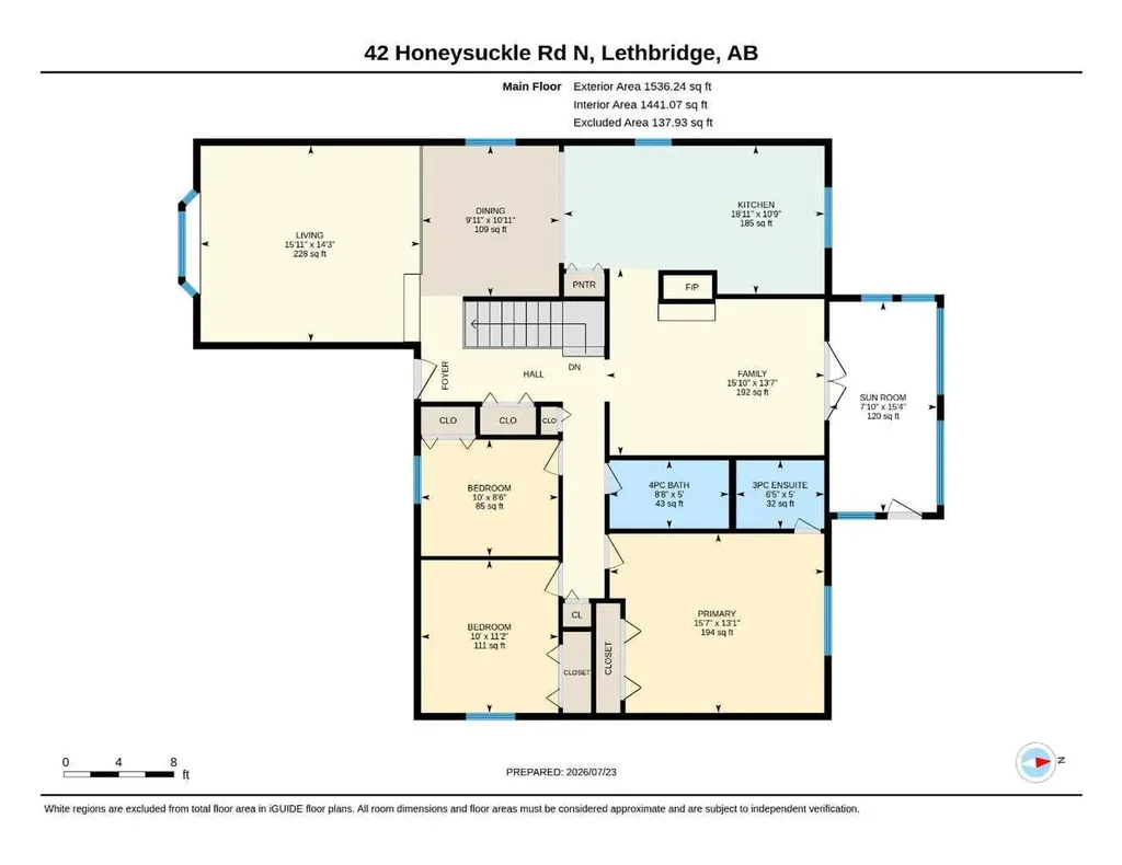 42 Honeysuckle Road N Lethbridge AB T1H 4J9