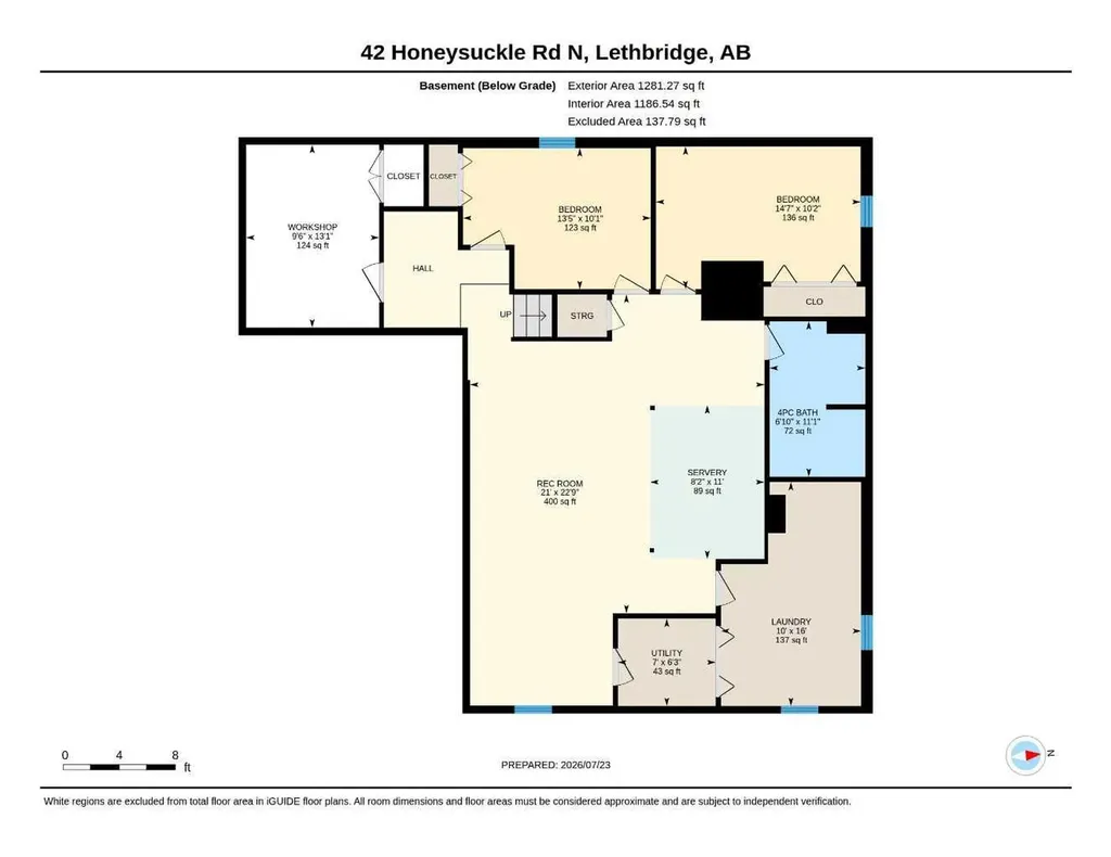 42 Honeysuckle Road N Lethbridge AB T1H 4J9