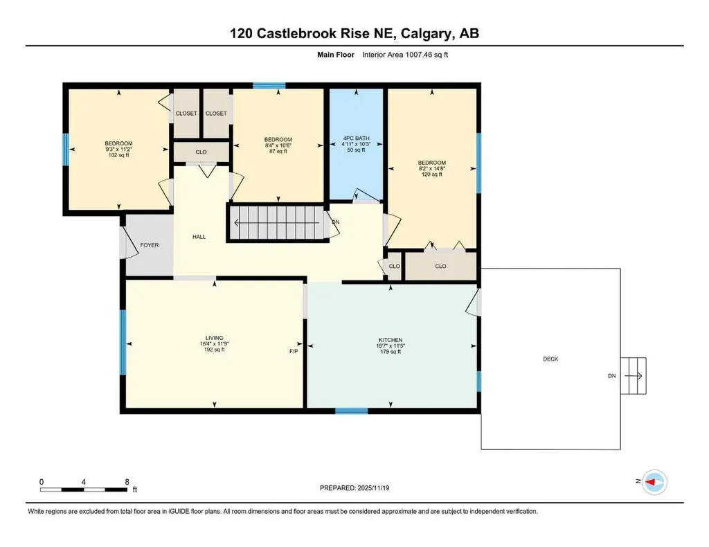 120 Castlebrook Rise NE Calgary AB T3J 1P1