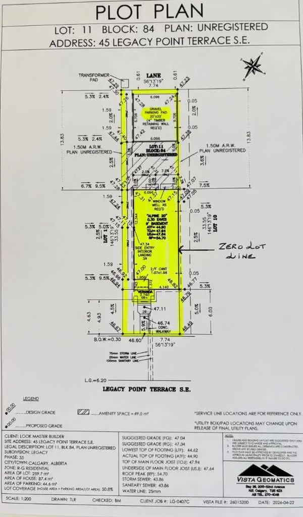 45 Legacy Point Terrace SE Calgary AB T2X 6R9
