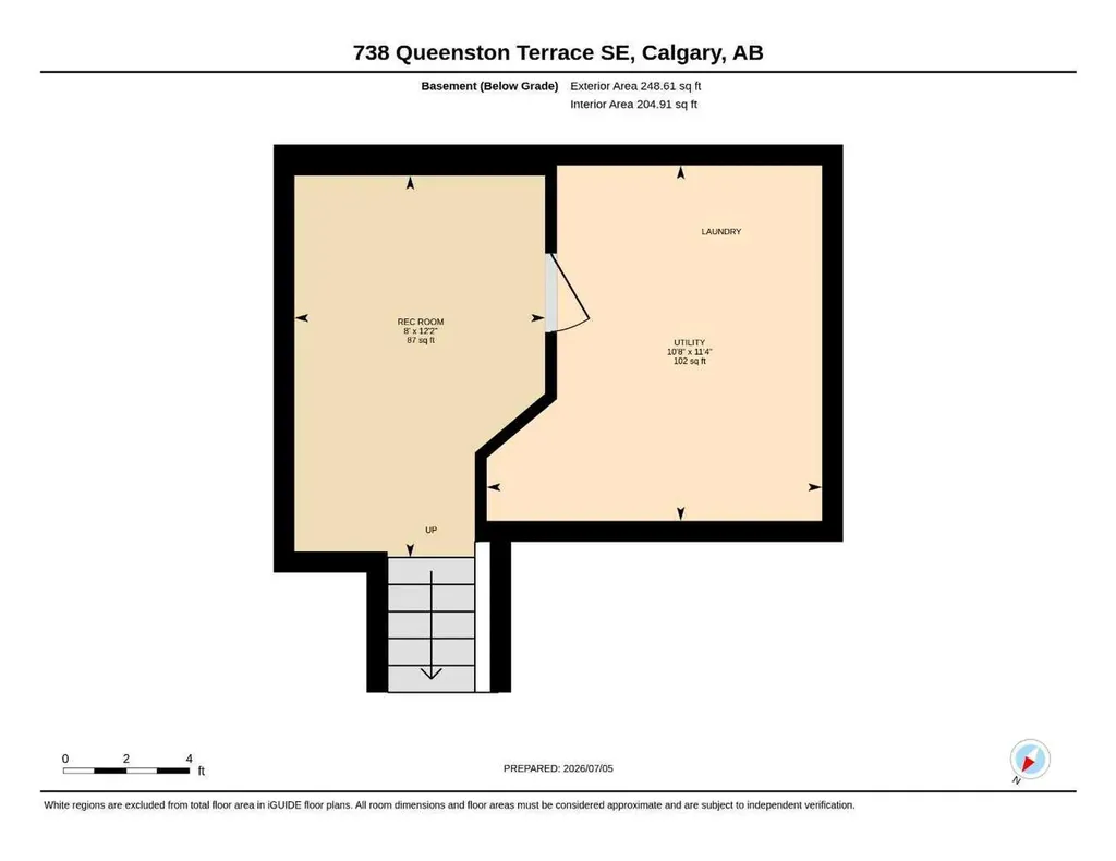738 Queenston Terrace SE Calgary AB T2J6H6