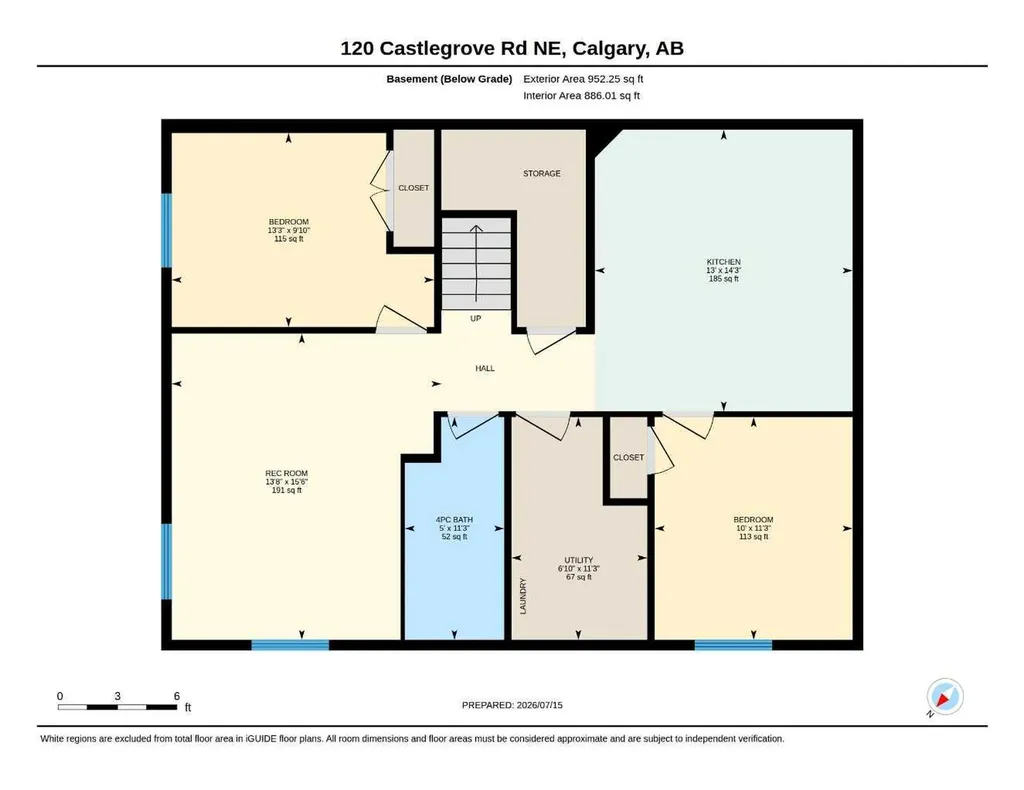 120 Castlegrove Road NE Calgary AB T3J 1T5