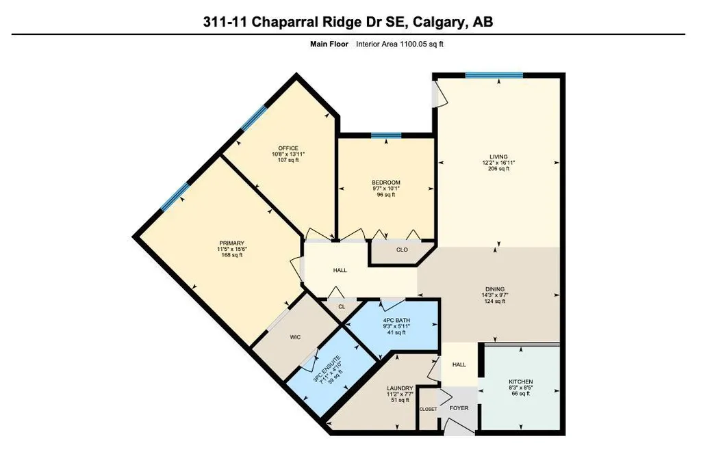 11 Chaparral Ridge Drive SE Calgary AB T2X 3P7