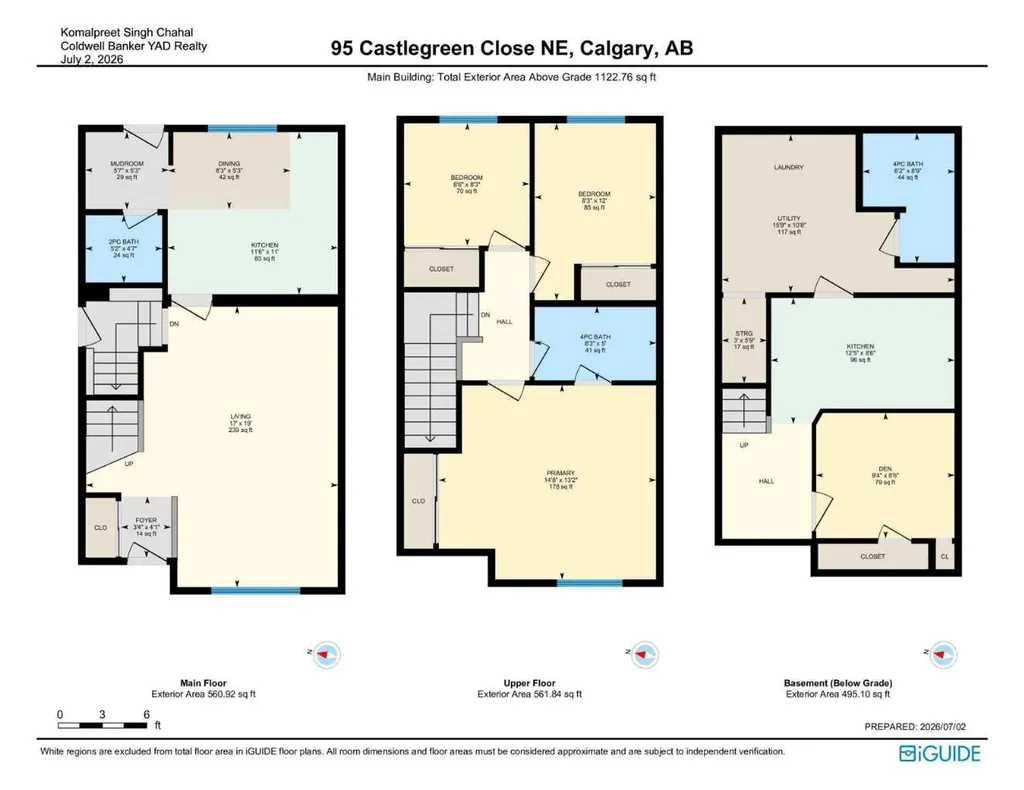 95 Castlegreen Close NE Calgary AB T3J 1Y6