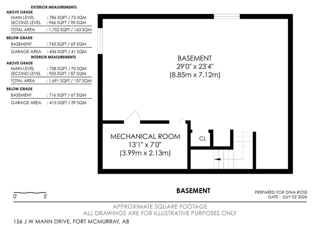156 J.w. Mann Drive Fort Mcmurray AB T9H 5G7