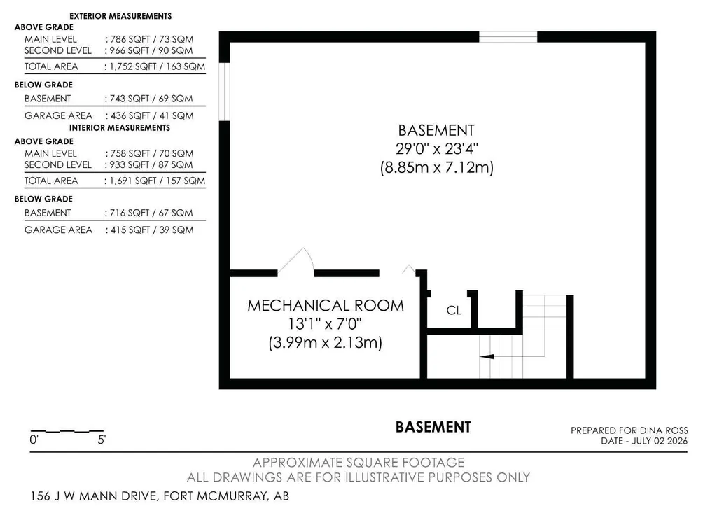 156 J.w. Mann Drive Fort Mcmurray AB T9H 5G7