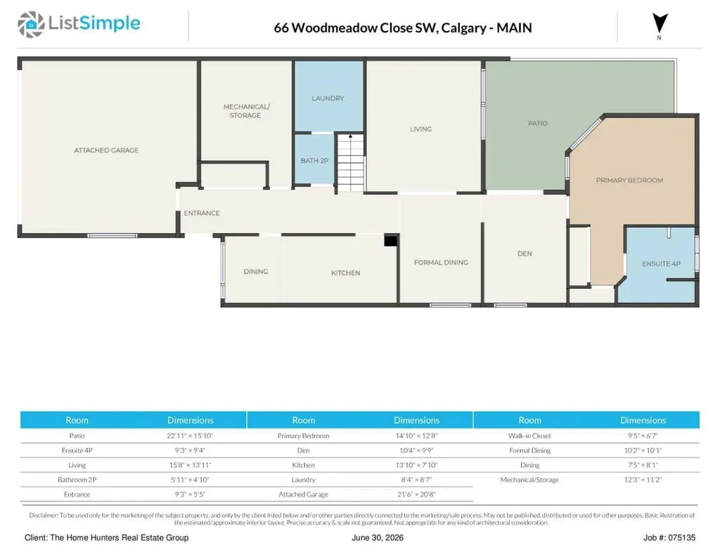 66 Woodmeadow Close SW Calgary AB T2W 4L8