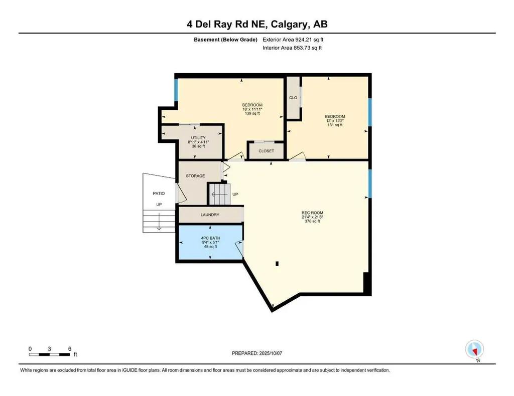 4 Del Ray Crescent NE Calgary AB T1Y 6V8