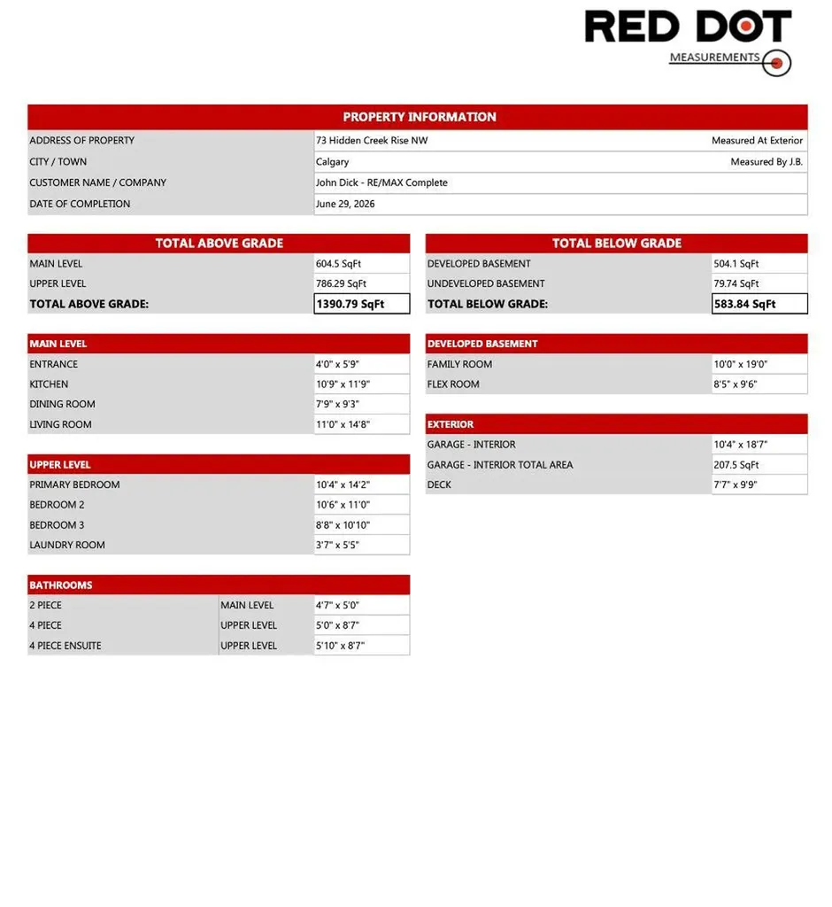 73 Hidden Creek Rise NW Calgary AB T3A 6L3