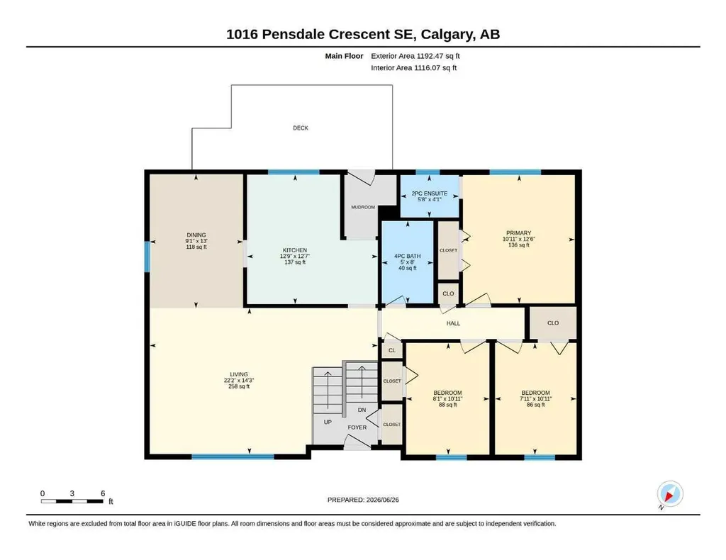 1016 Pensdale Crescent SE Calgary AB T2A 2G1