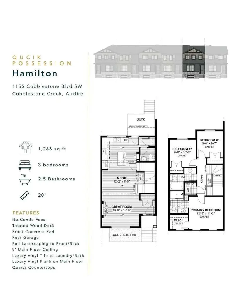 1155 Cobblestone Boulevard SW Airdrie AB T4B 5W3