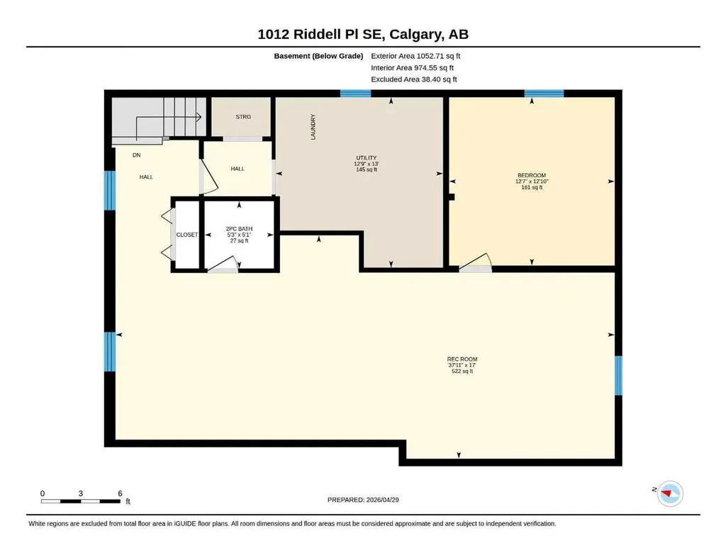 1012 Riddell Place SE Calgary AB T2A 1Y5
