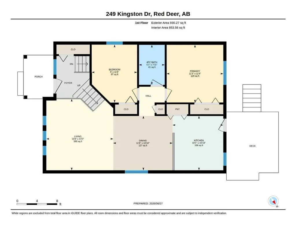 249 Kingston Drive Red Deer AB T4P4B8