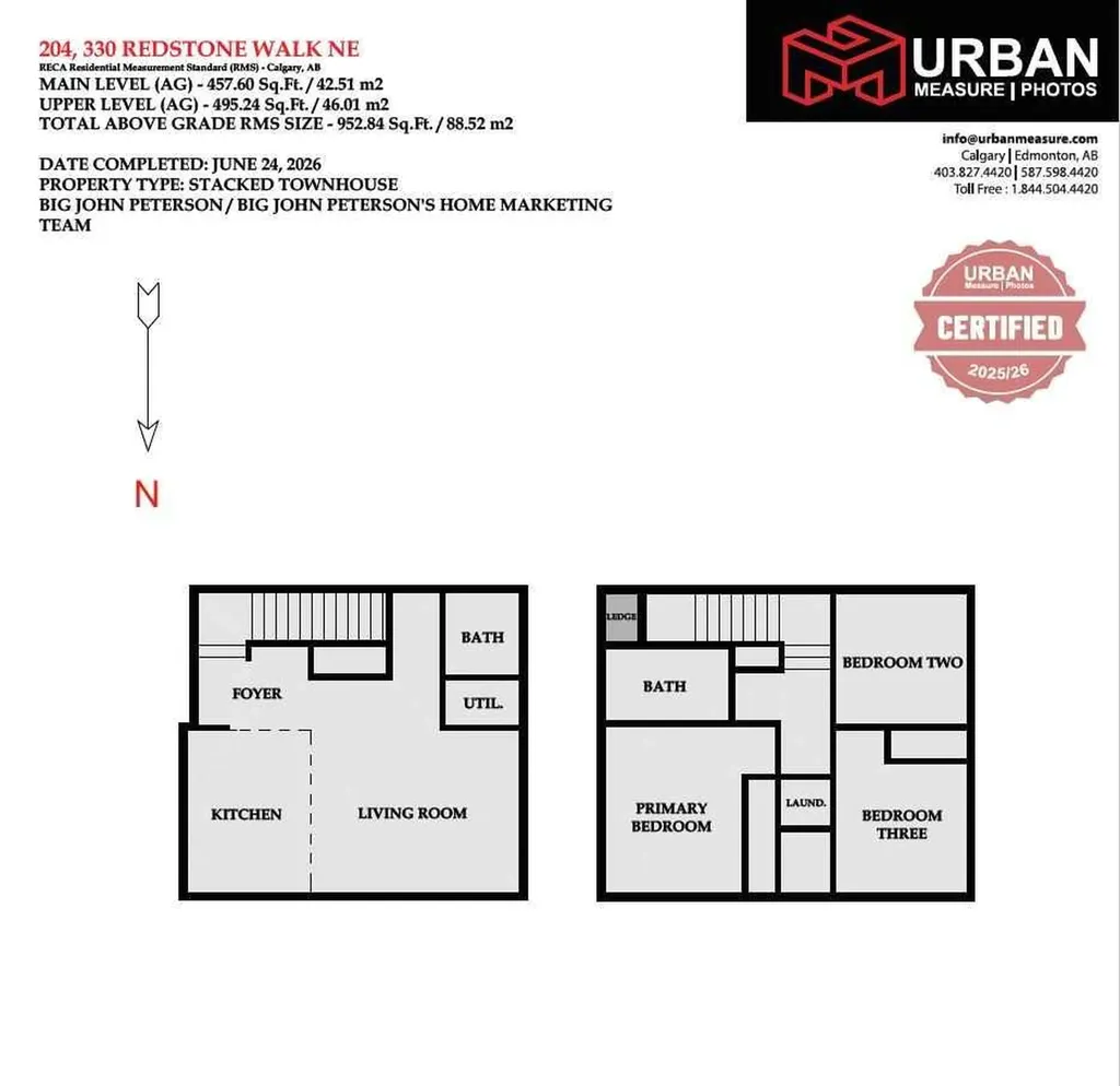 330 Redstone NE Calgary AB T3N 1M5