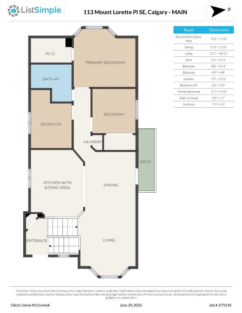 113 Mt Lorette Place SE Calgary AB T2Z 2M1