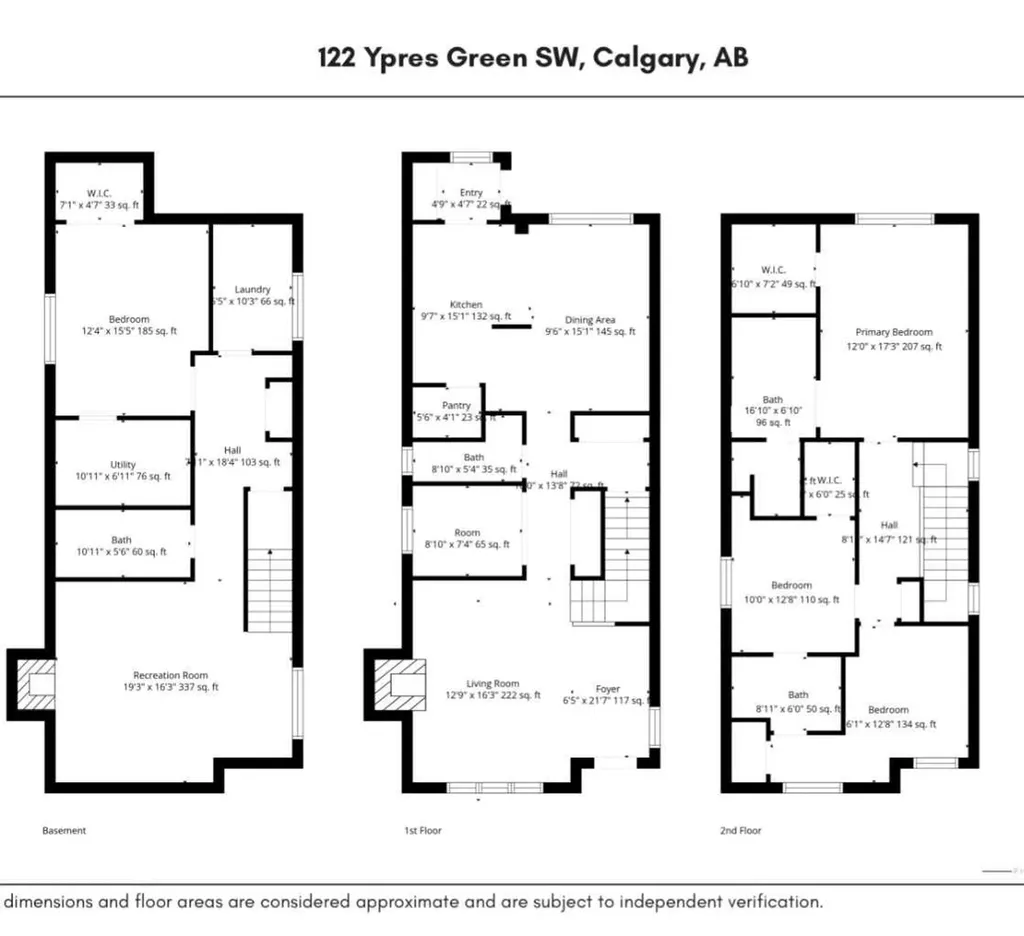 122 Ypres Green SW Calgary AB T2T 6M1