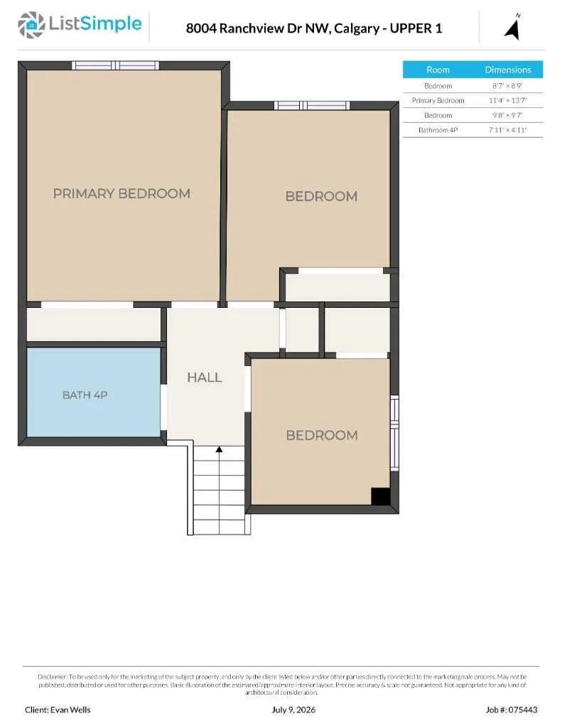 8004 Ranchview Drive NW Calgary AB T3G1T1
