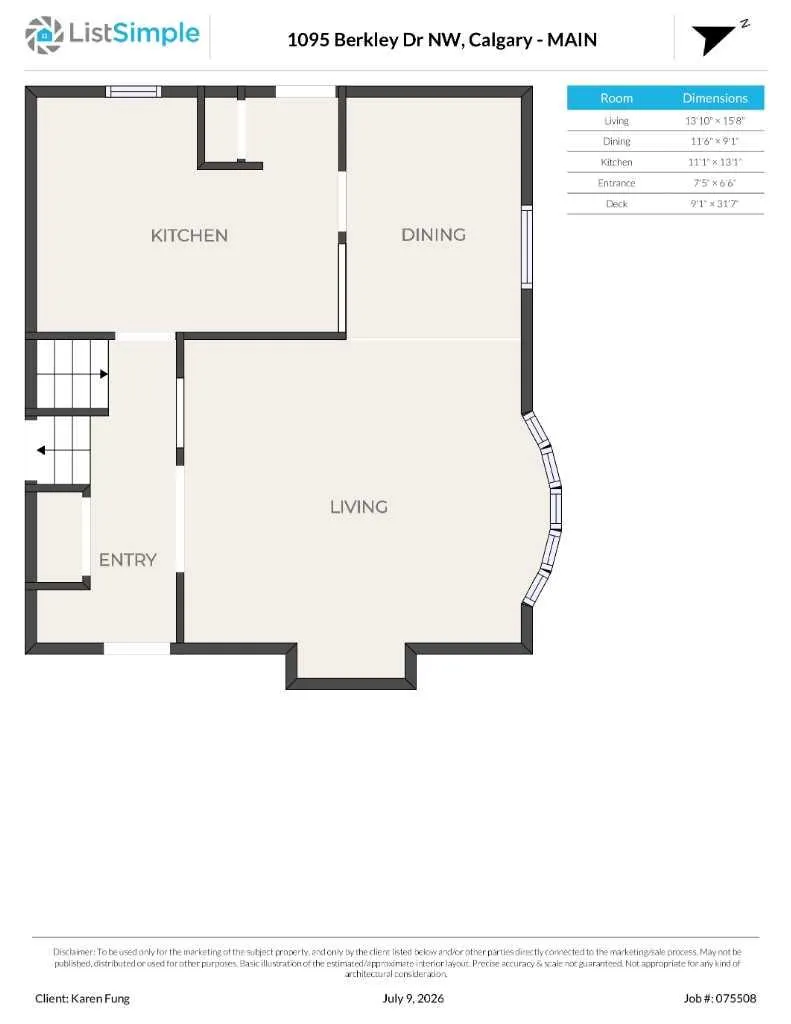 1095 Berkley Drive NW Calgary AB T3K 1S6