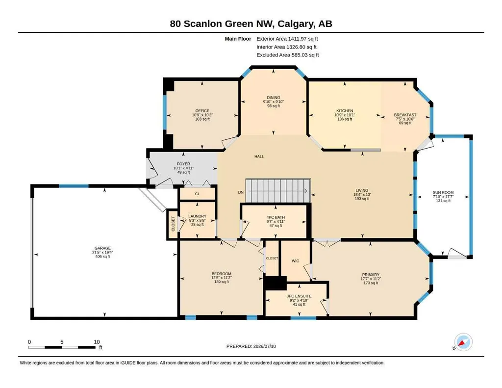 80 Scanlon Green NW Calgary AB T3L 1N6
