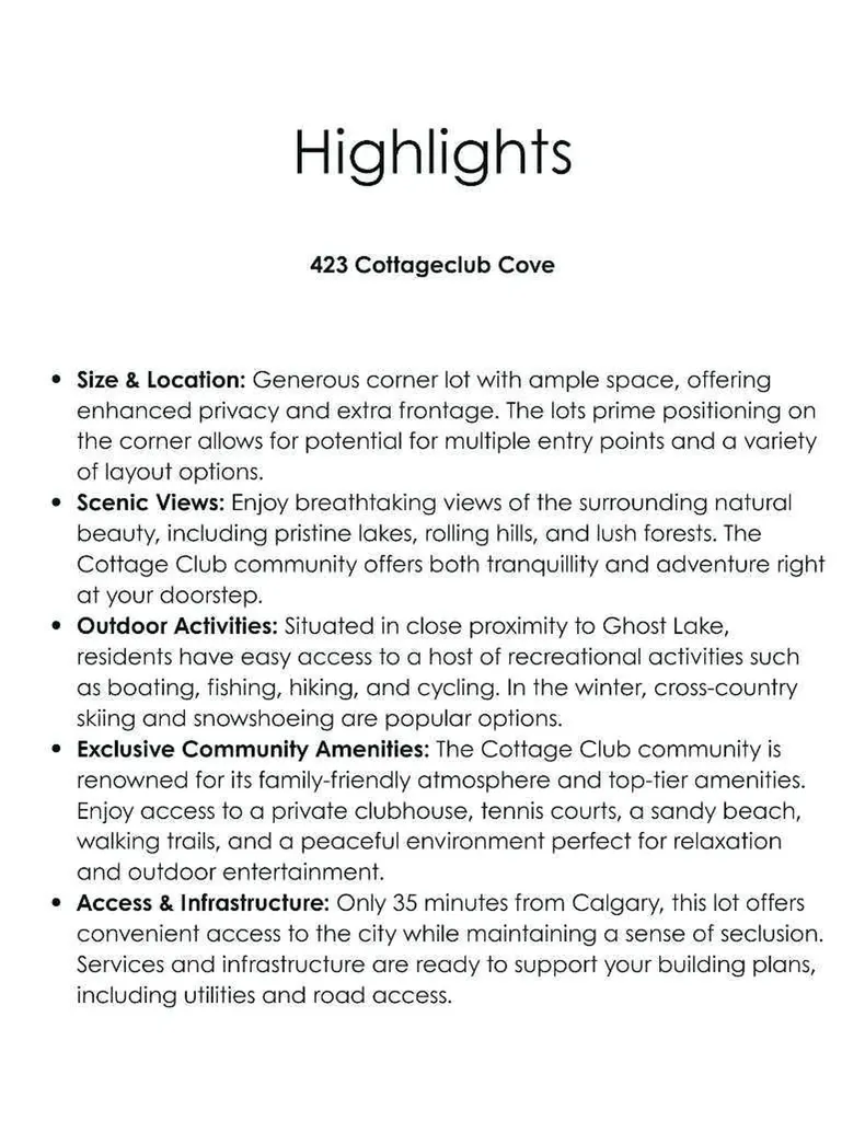 423 Cottageclub Cove Rural Rocky View County AB T4C1B1