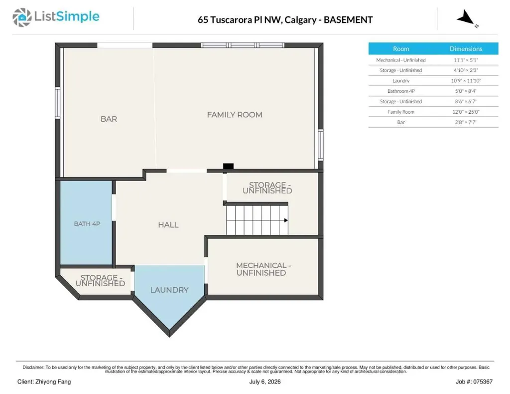 65 Tuscarora Place NW Calgary AB T3L2G1