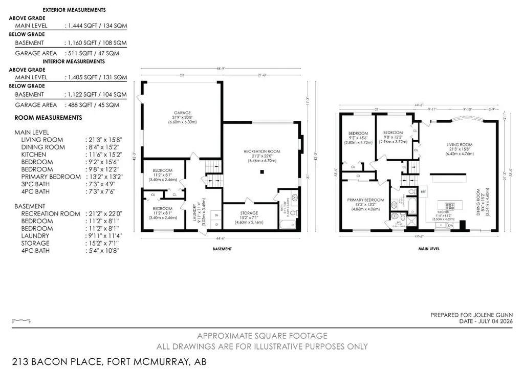 213 Bacon Place Fort Mcmurray AB T9K 1Z8