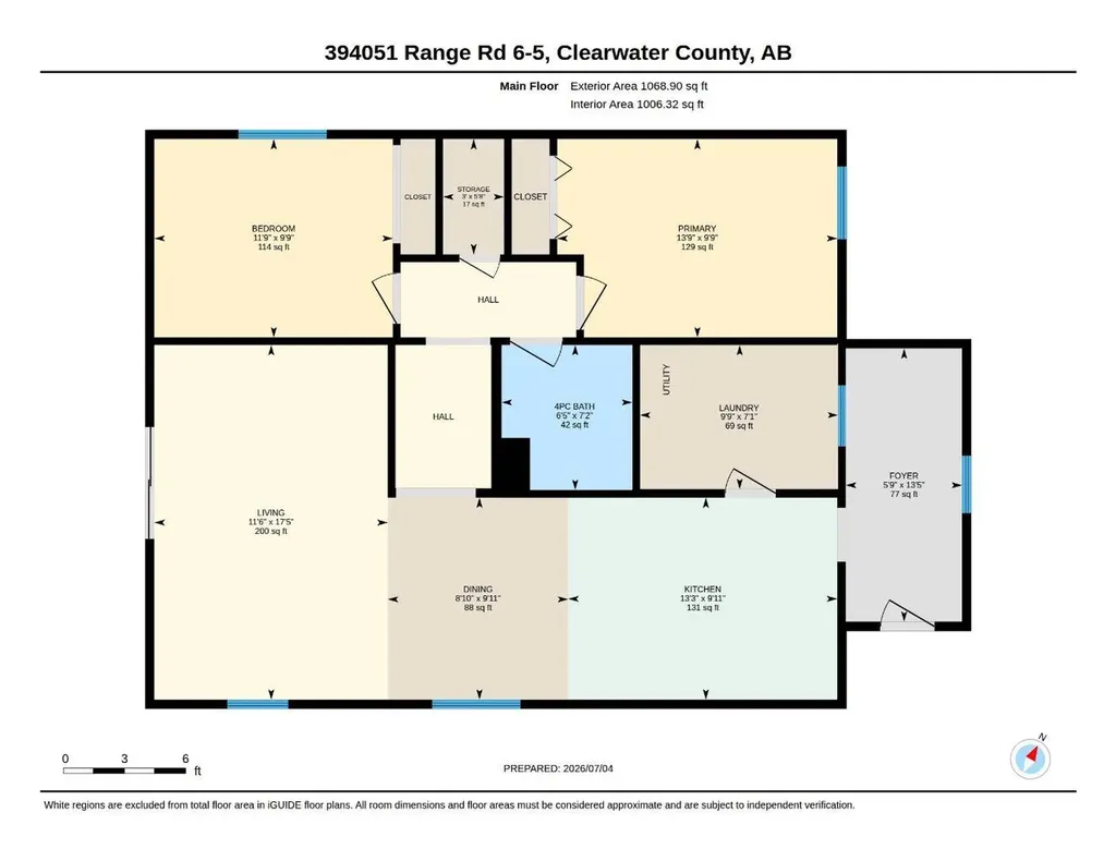 394051 Range Road 6-5 Rural Clearwater County AB T4T 1V5