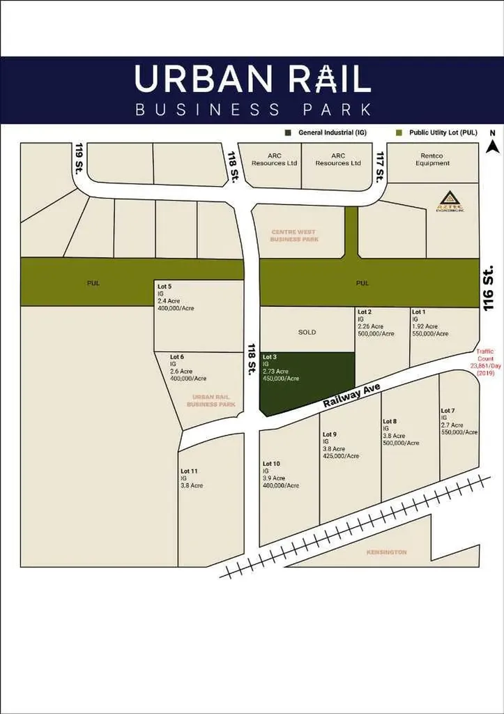 Lot 3 Na Avenue Grande Prairie AB T8W 0C7