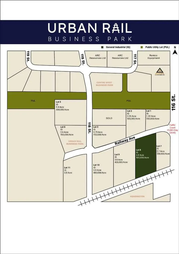 Lot 8 Railway Avenue Grande Prairie AB T8W 0C7