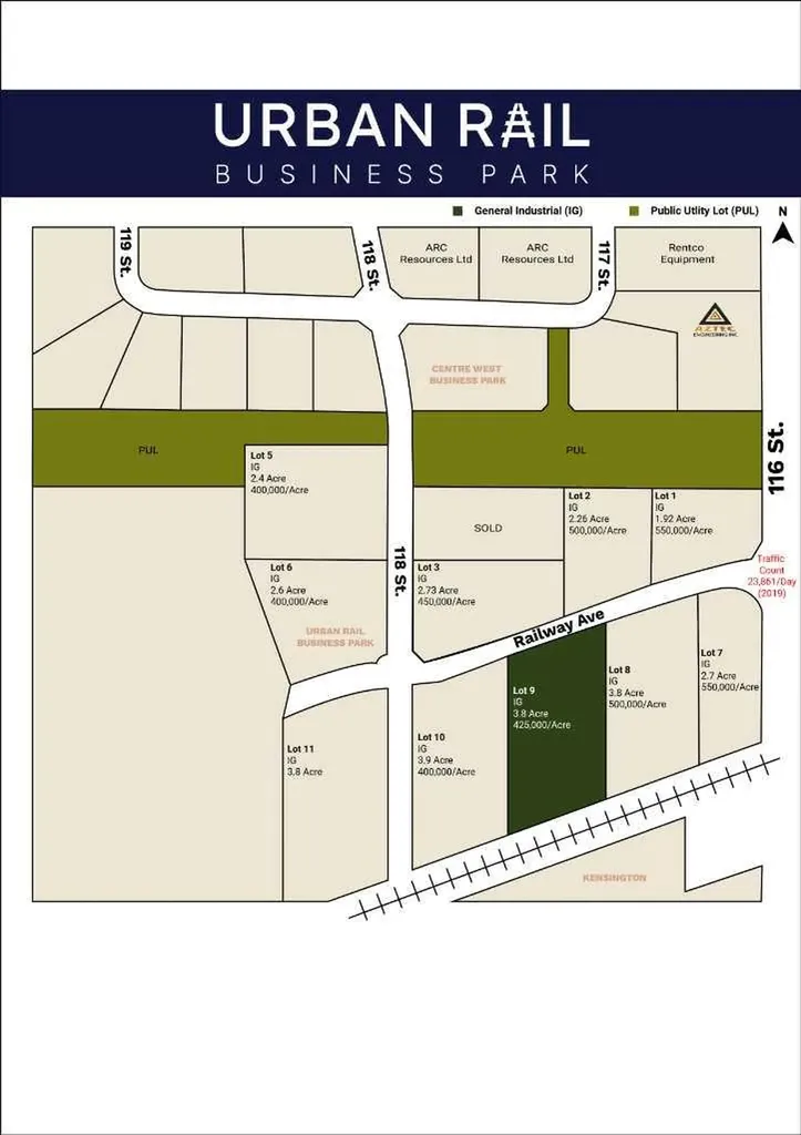 Lot 9 Railway Avenue Grande Prairie AB T8W 0C7