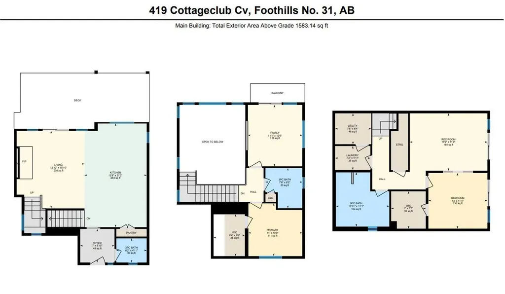 419 Cottageclub Cove Rural Rocky View County AB T4C 1B4