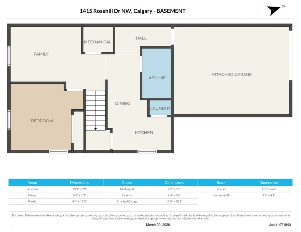 1415 Rosehill Drive NW Calgary AB T2K 1M3