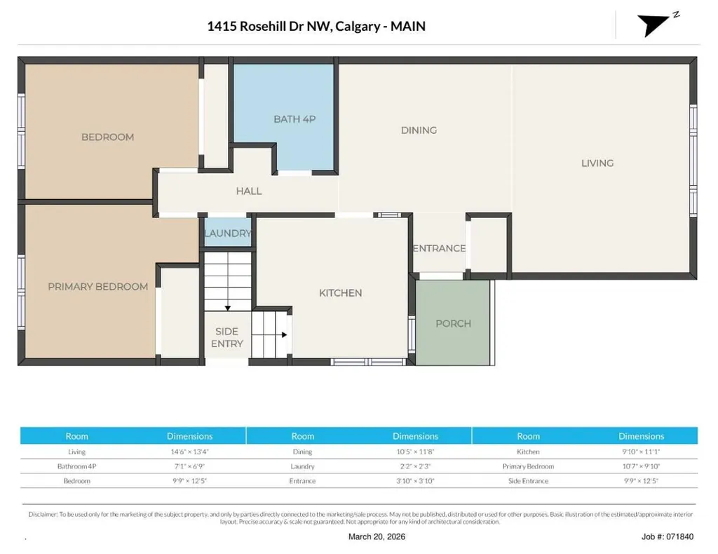 1415 Rosehill Drive NW Calgary AB T2K 1M3