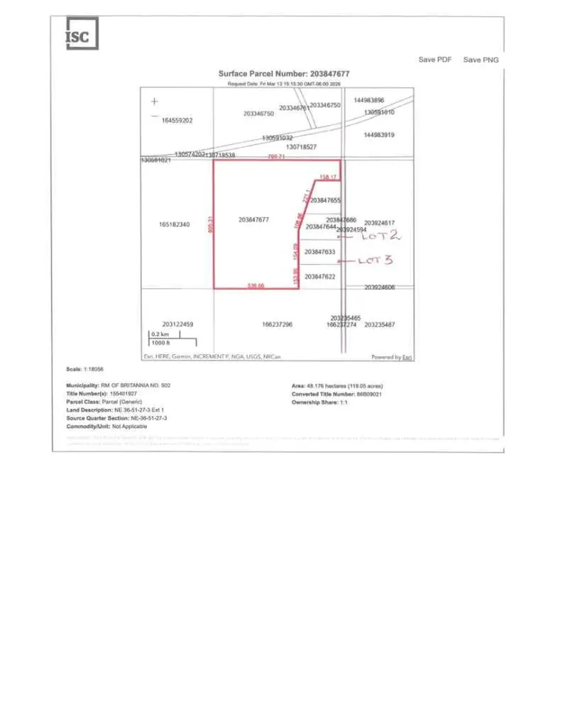 Lot 2 NE 36-51-27 W3rd Rural SK S0M 0W0