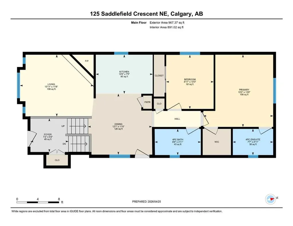 125 Saddlefield Crescent NE Calgary AB T3J 4Z8