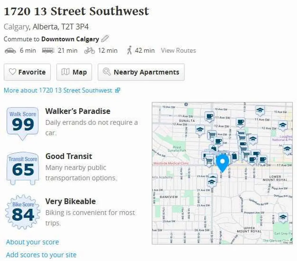1720 13 Street SW Calgary AB T2T 3P4
